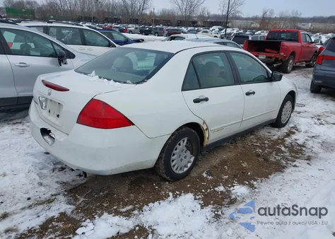 2007 Honda Accord 2.4 Vp z USA, uszkodzony, nr VIN 1HGCM55137A092887